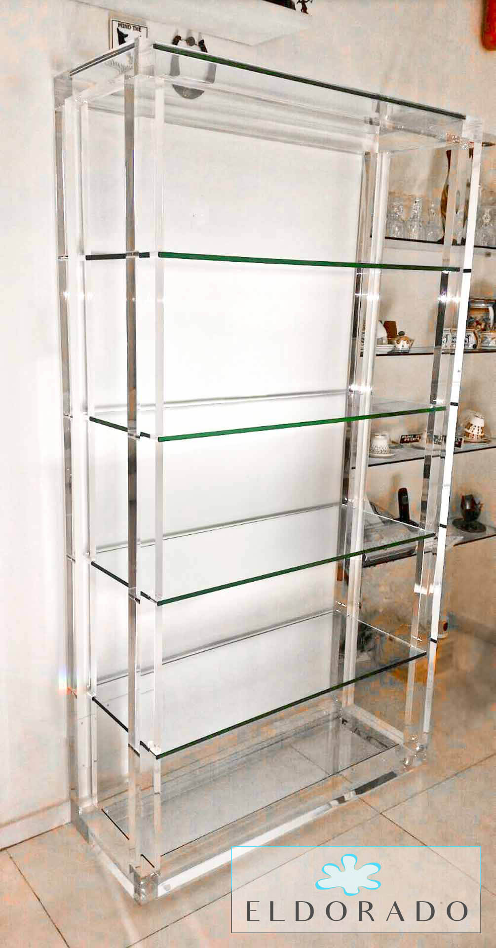 Libreria in plexiglass MISSING cm 110 x 40 h 210